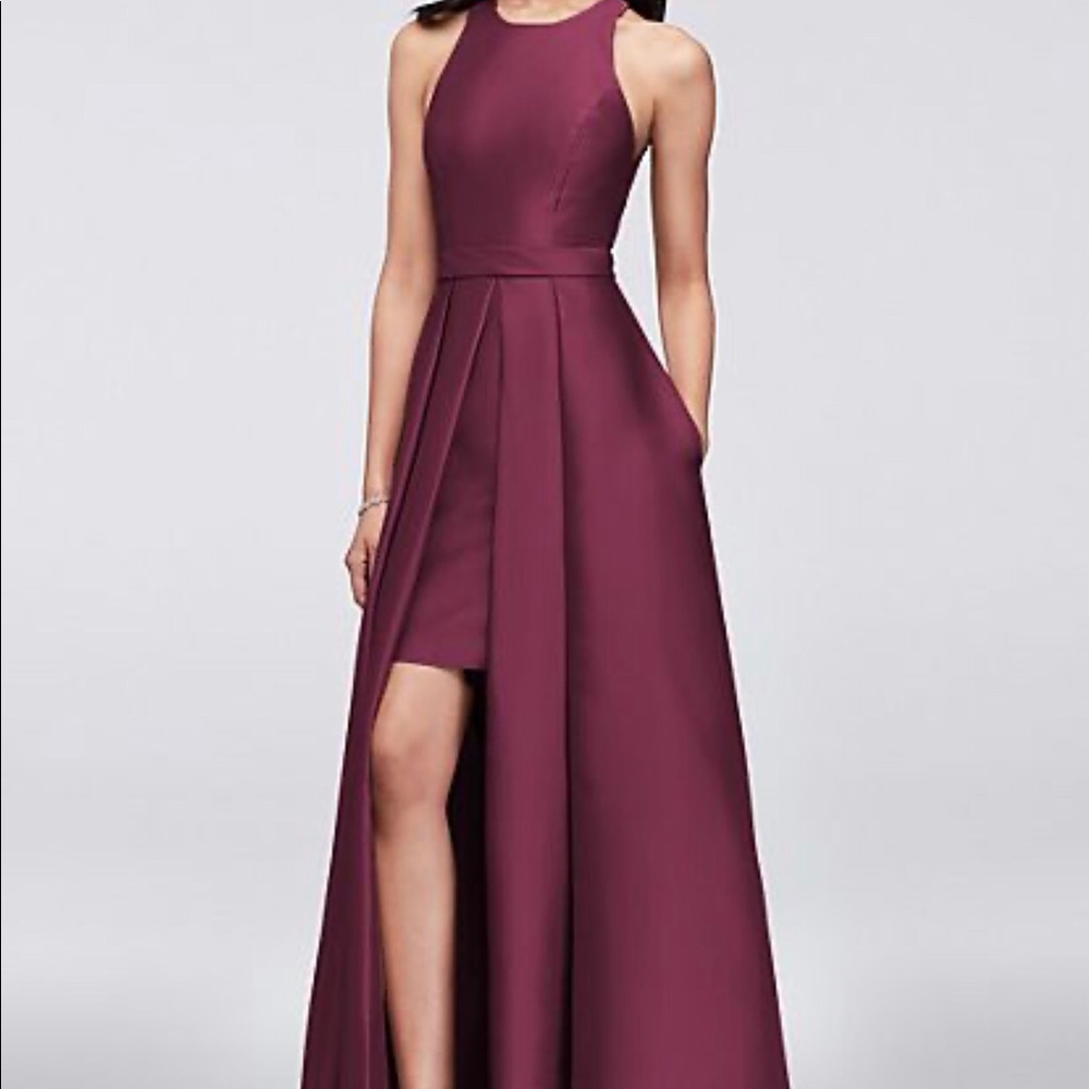 David’s Bridal Mikado Walkthrough Ball Gown